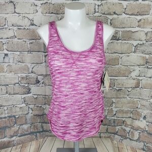 Roxy Pink Marled Knit  Tank Size Small